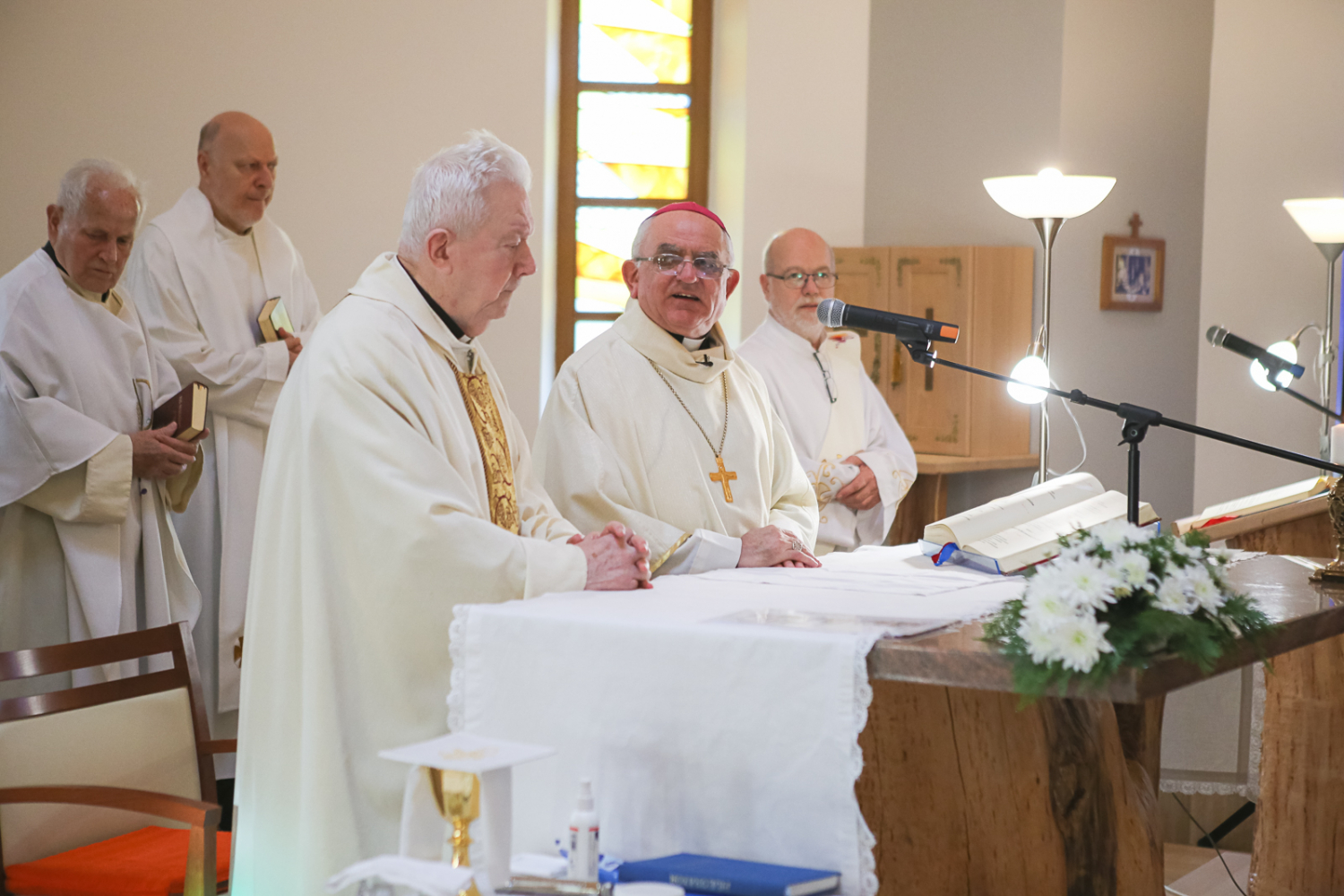 Ünnepi szentmise a Zselic Katolikus Idősek Otthonában