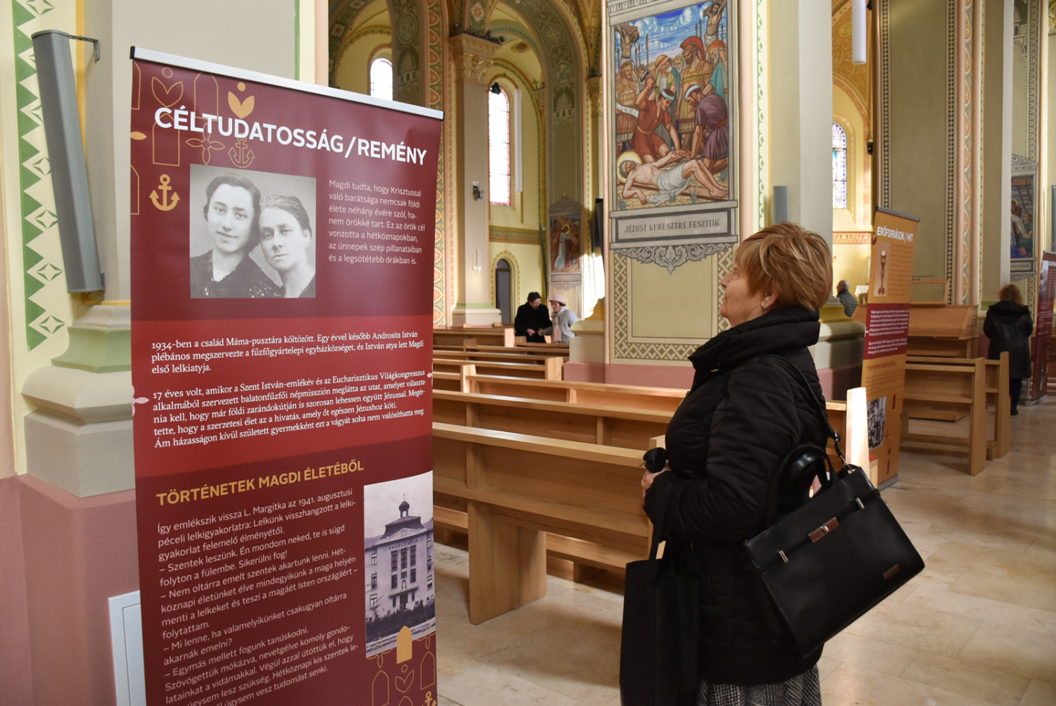 Áprilisig megtekinthető a Bódi Mária Magdolna életét bemutató kiállítás a Székesegyházban