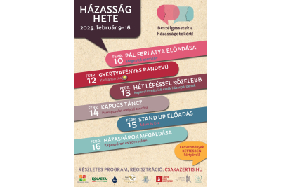 Házasság Hete 2025 – Részletes program