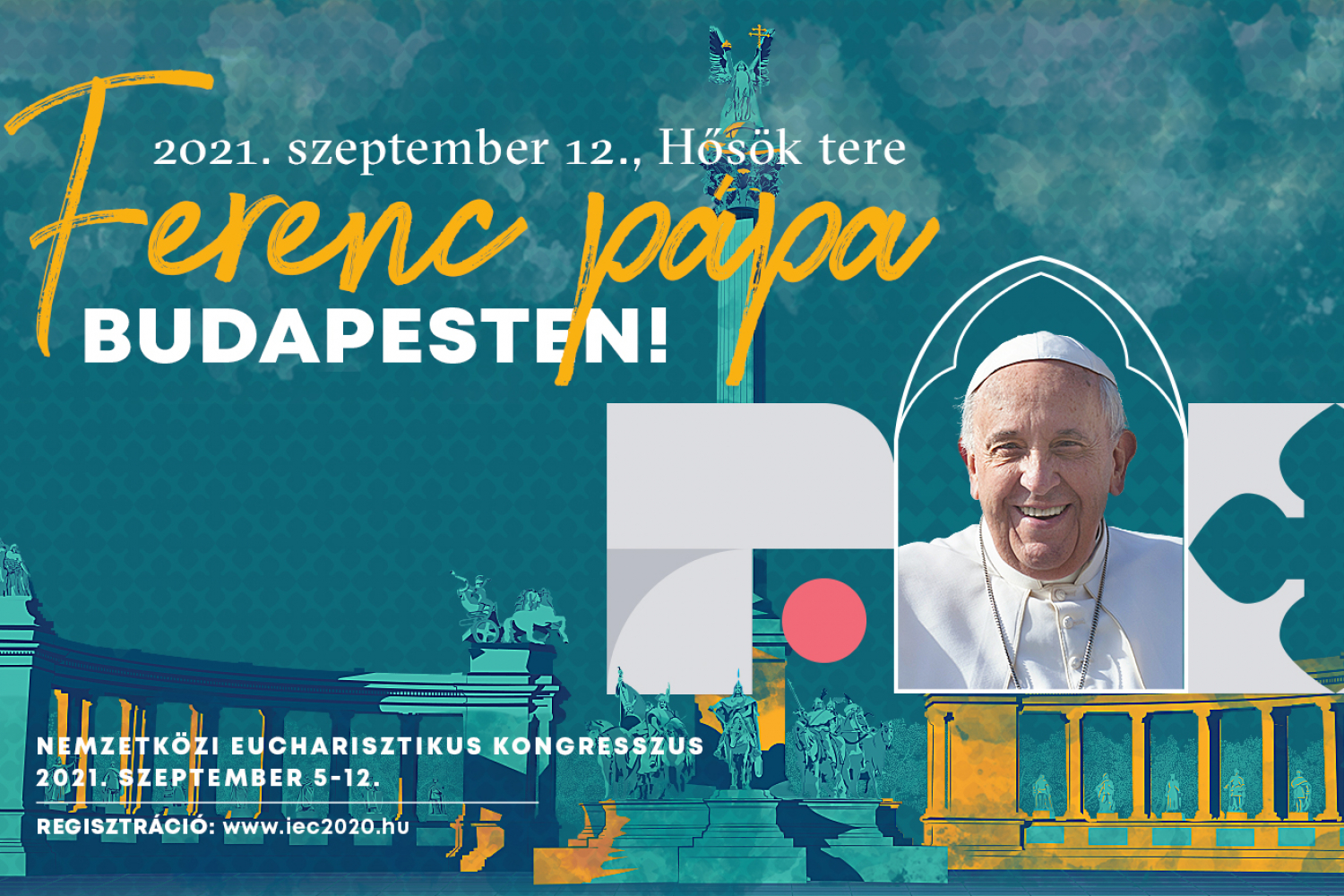 Ferenc pápa Budapestre látogat